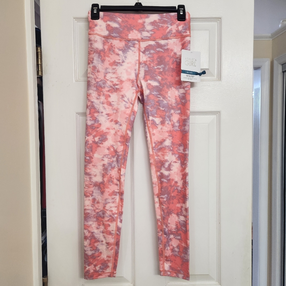 NWT Athleta Girl High Rise Printed Chit Chat Tights Leggings